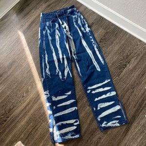 Nasty Gal bleach jeans